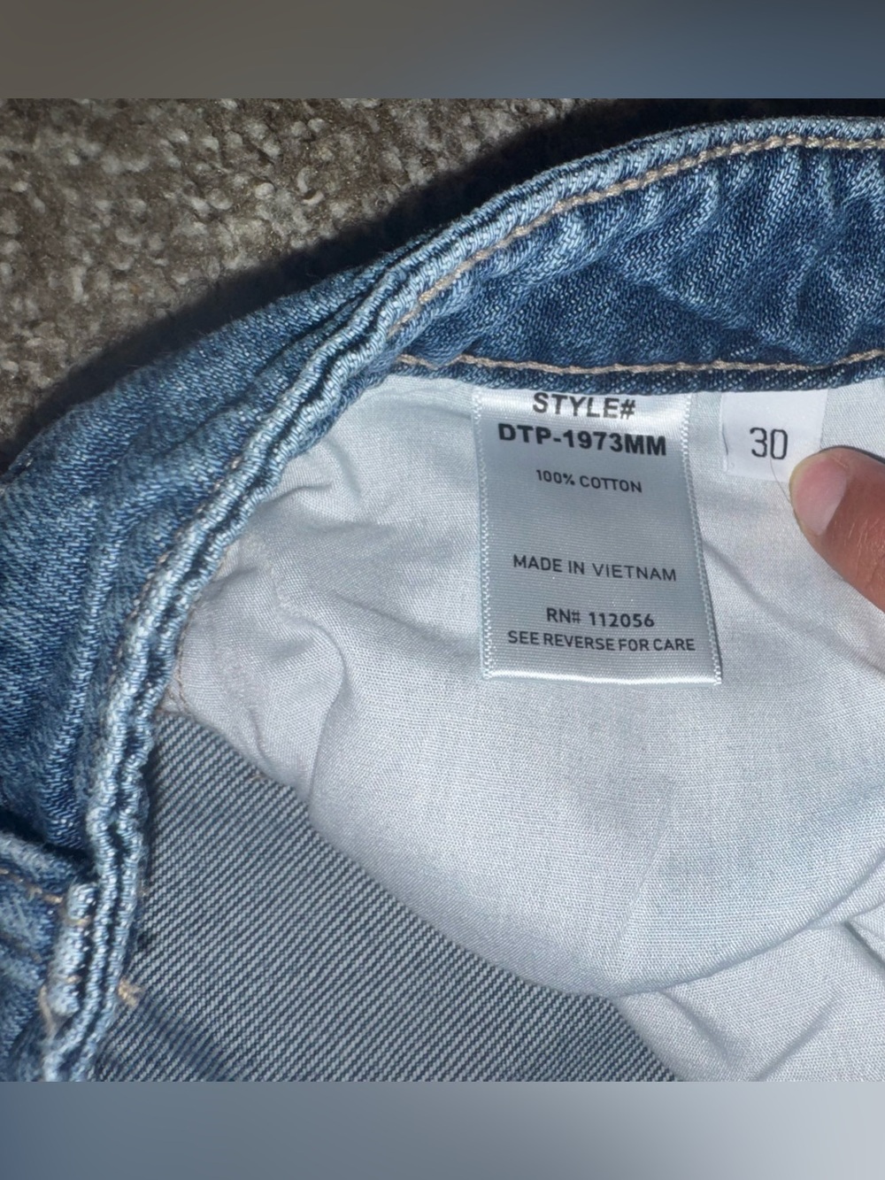 Zenana Women’s High Rise Straight Leg Jeans Blue size 30 - Picture 8 of 13